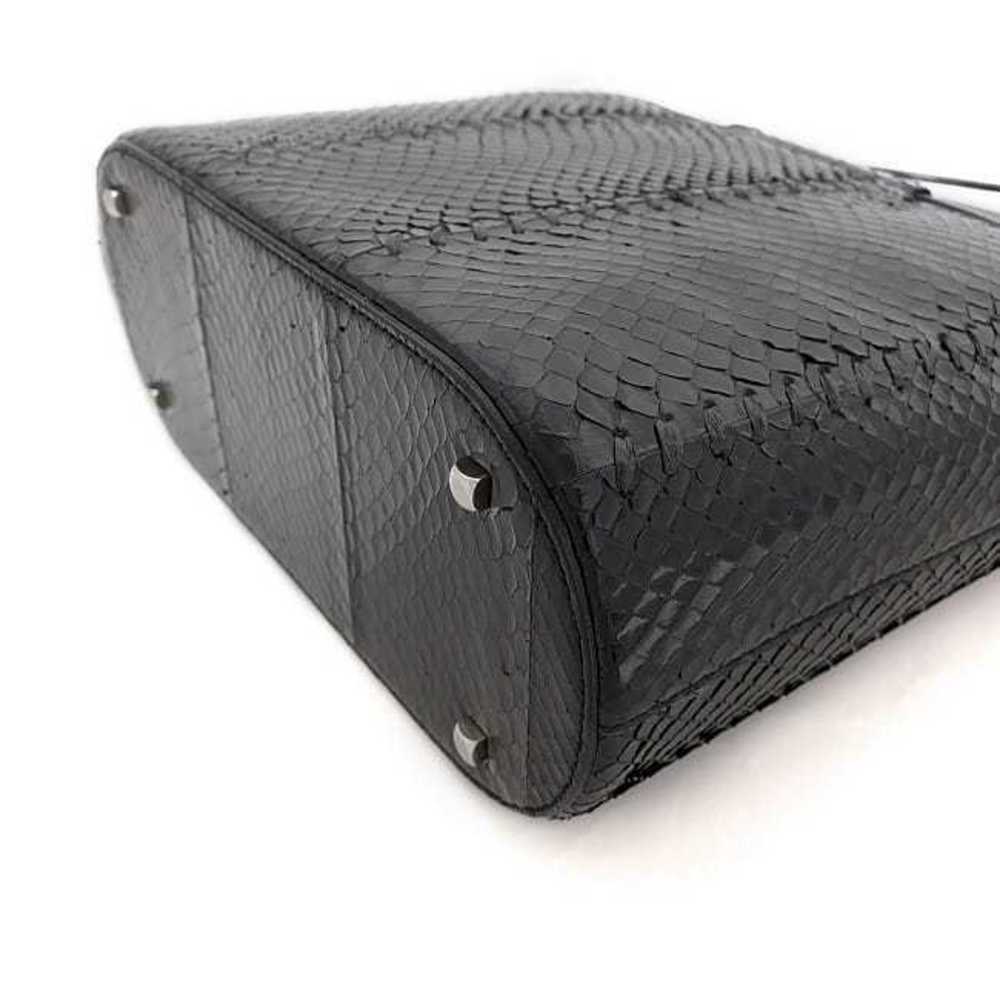 Salvatore Ferragamo Handbag Python Leather Black - image 5